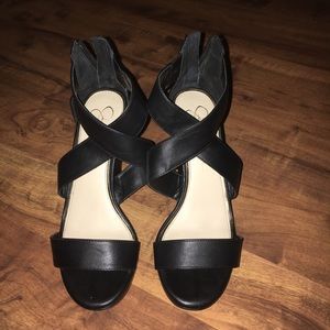 Beautiful Black Wedge Heals